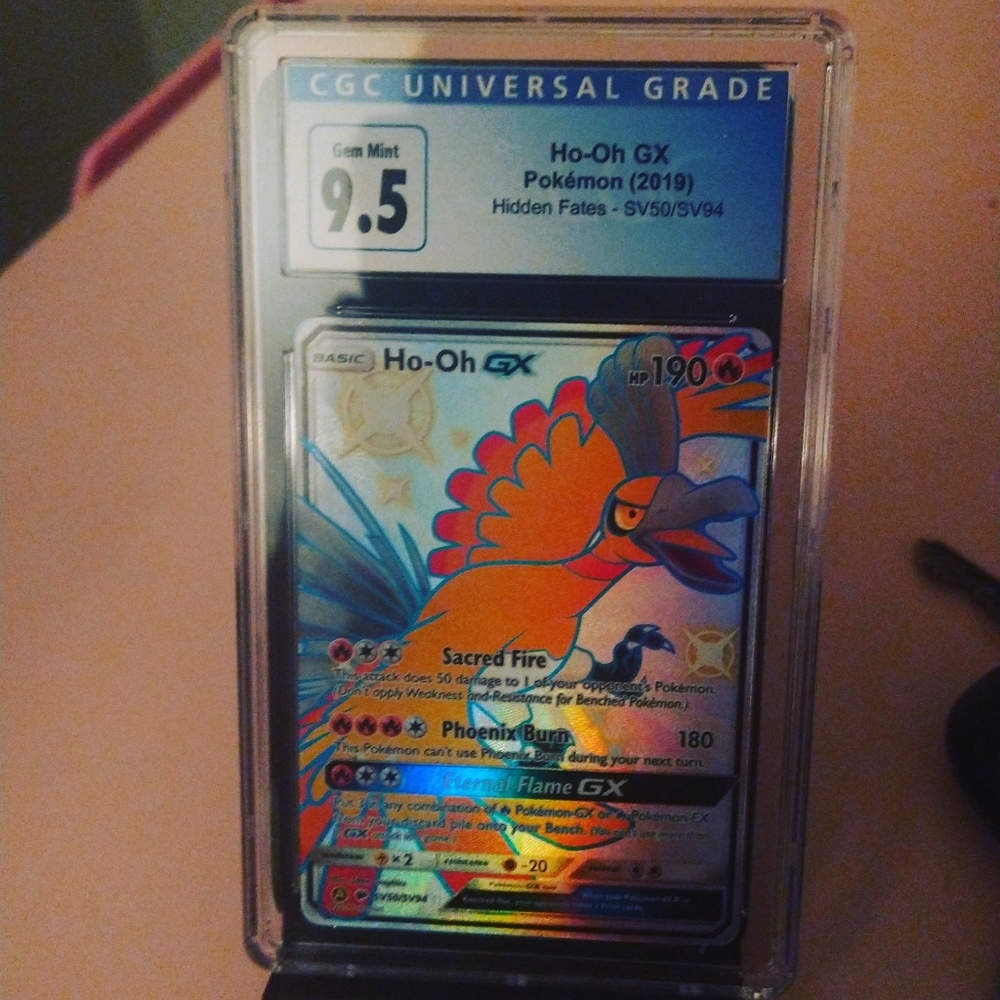 2019 cgc 9.5 shining ho oh GX from hidden fate